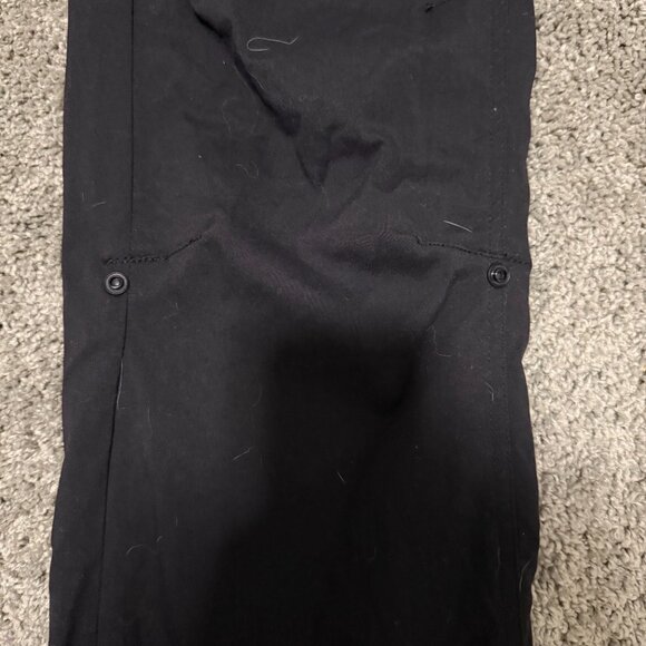 Prana Halle II Pants 12 Black Water Repellent Stretch Hiking Travel Performance - Picture 2 of 8